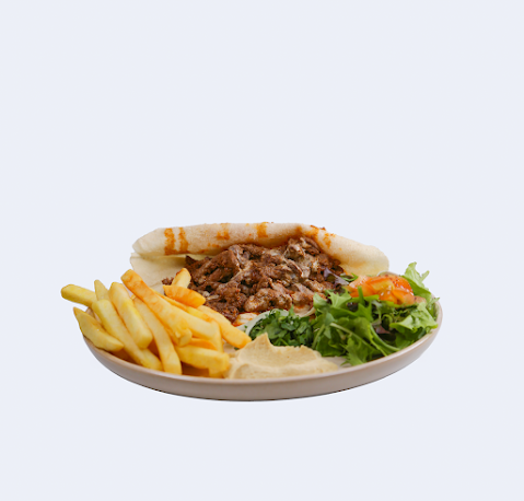 Lambe shawarma plate